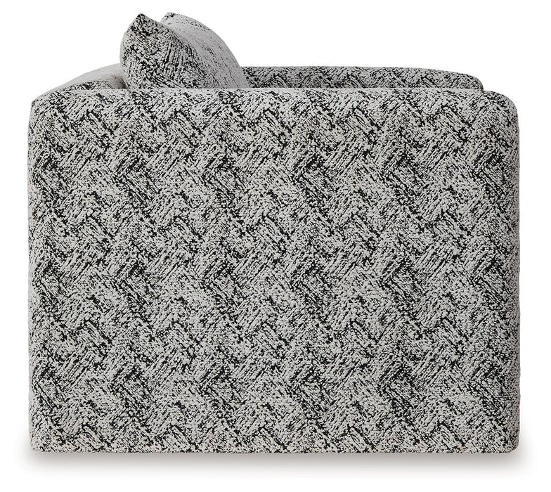 Kenbell - Accent Chair - Black / White