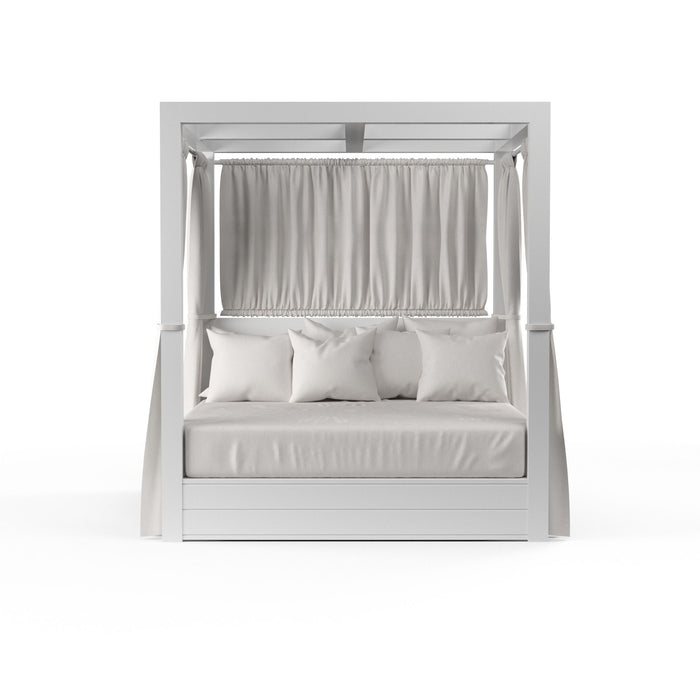 Newport - Resort King Daybed, No Welt - Cast Silver / White