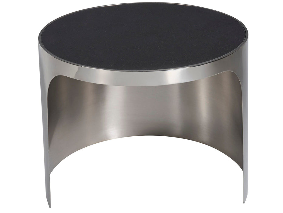 Modern - Revolve Small Nesting Table - Pearl Silver