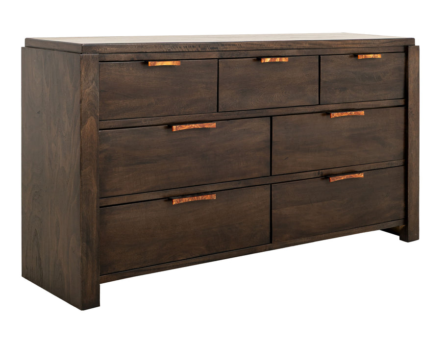 Raramuri - 7 Drawer Dresser - Dark Brown