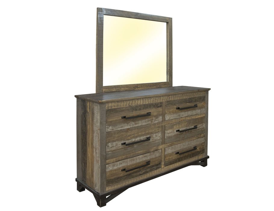 Loft - 6 Drawer Dresser - Two Tone Gray / Brown | Capital Discount Furniture Store Loft - 6 Drawer Dresser - Two Tone Gray / Brown | Capital Discount Furniture Store
