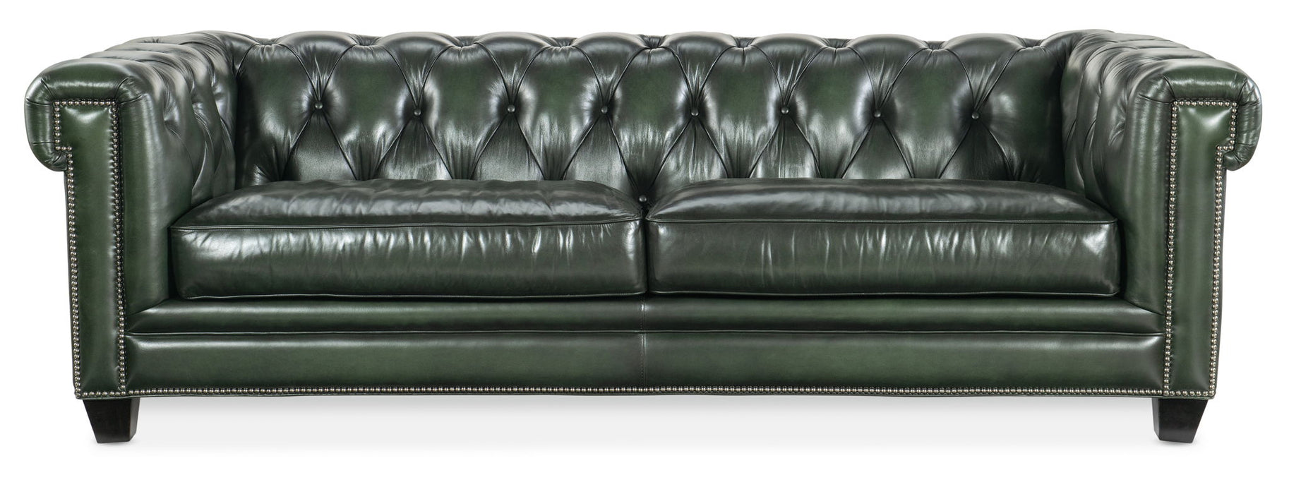 SS - Charleston Tufted Sofa - Dark Green