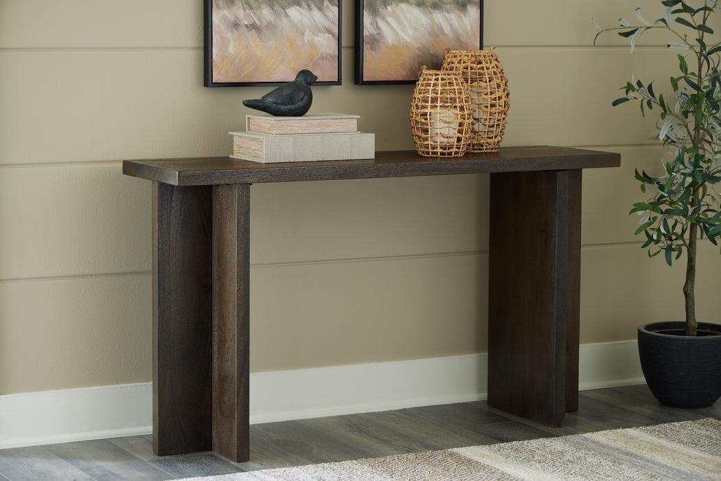 Jalenry - Console Sofa Table - Grayish Brown