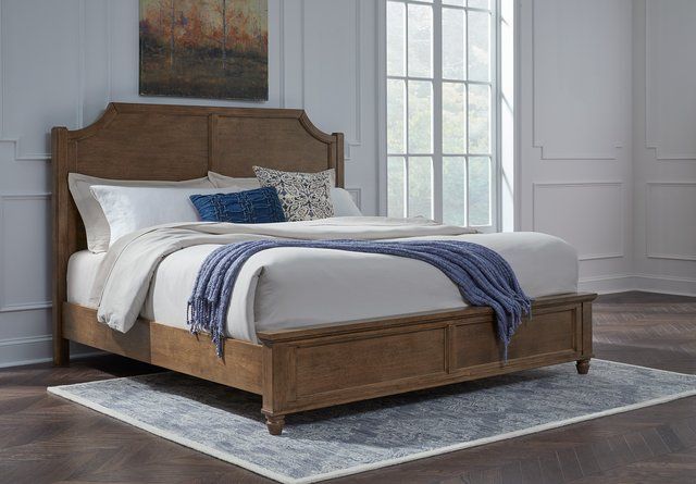 King Headboard Hickory