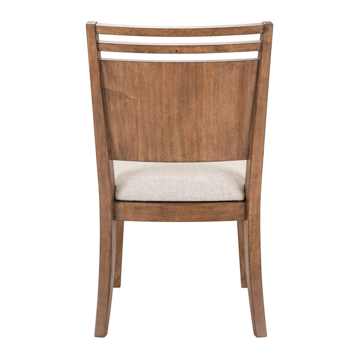 Shaker Lakes - Panel Back Side Chair (RTA) - Harvest Brown