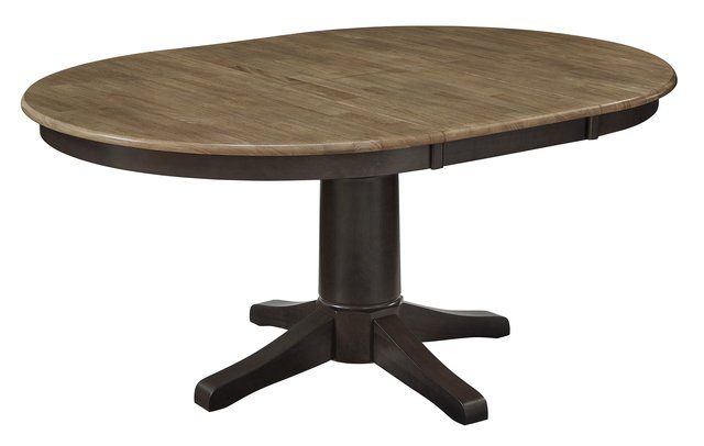 Rivermont Collection - 48" Extension Tabletop w/30"H Pedestal Base in Wheat and