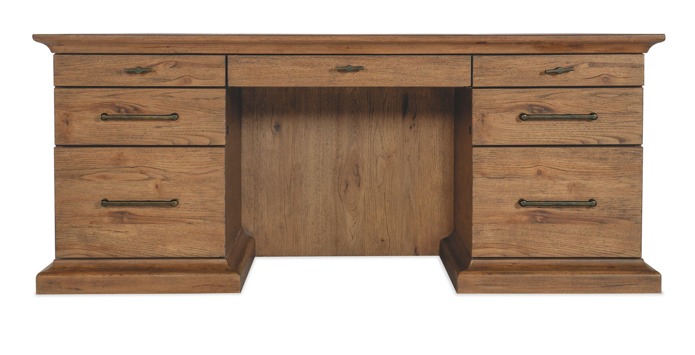 Big Sky - Executive Desk - Light Brown