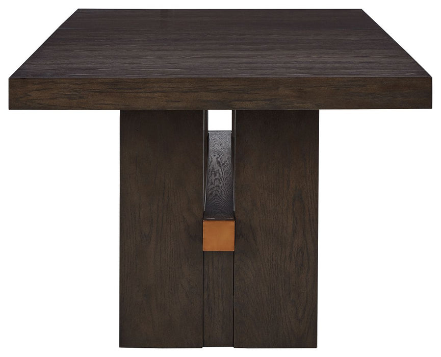 Burkhaus - Dark Brown - Rectangular Dining Room Extension Table