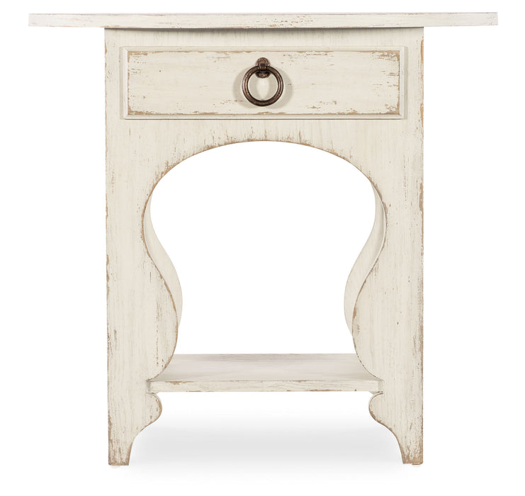 Americana - One-Drawer Oval Nightstand
