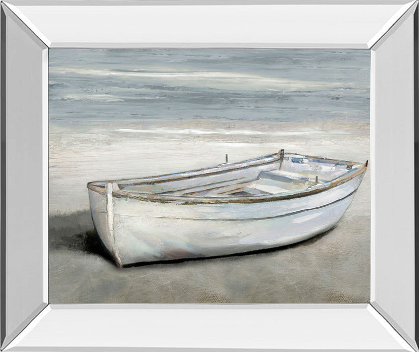 Beached By Mark Chandon - Mirror Framed Print Wall Art - Gray