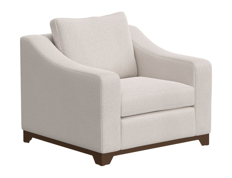 Natural Parota - Armchair - Mink Withe