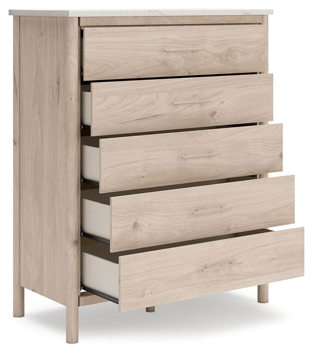 Cadmori - Five Drawer Wide Chest - Two-Tone