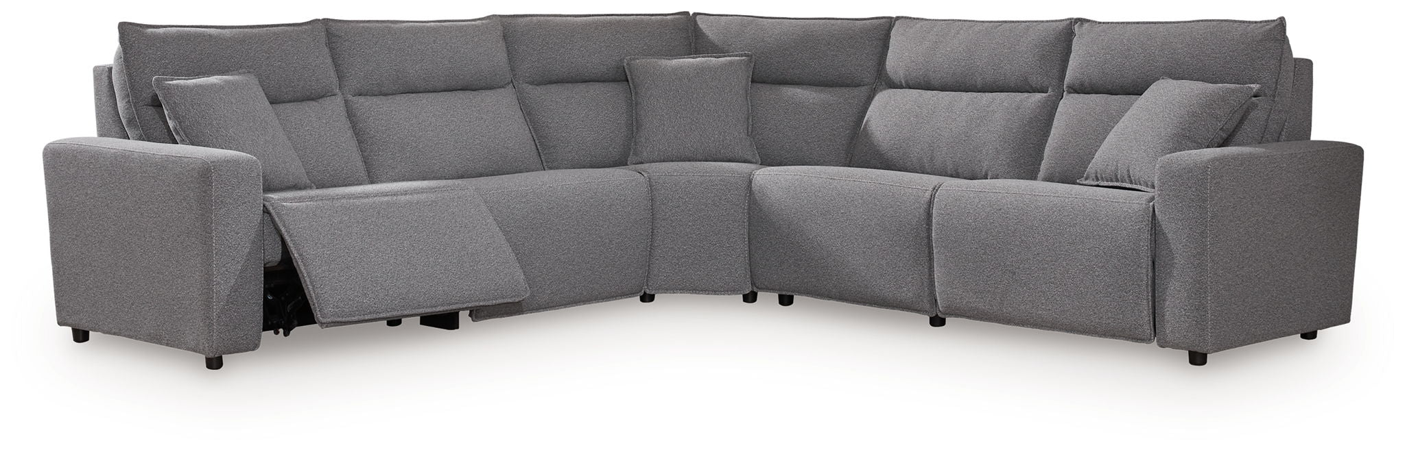 Modmax II - Reclining Sectional - Salt And Pepper