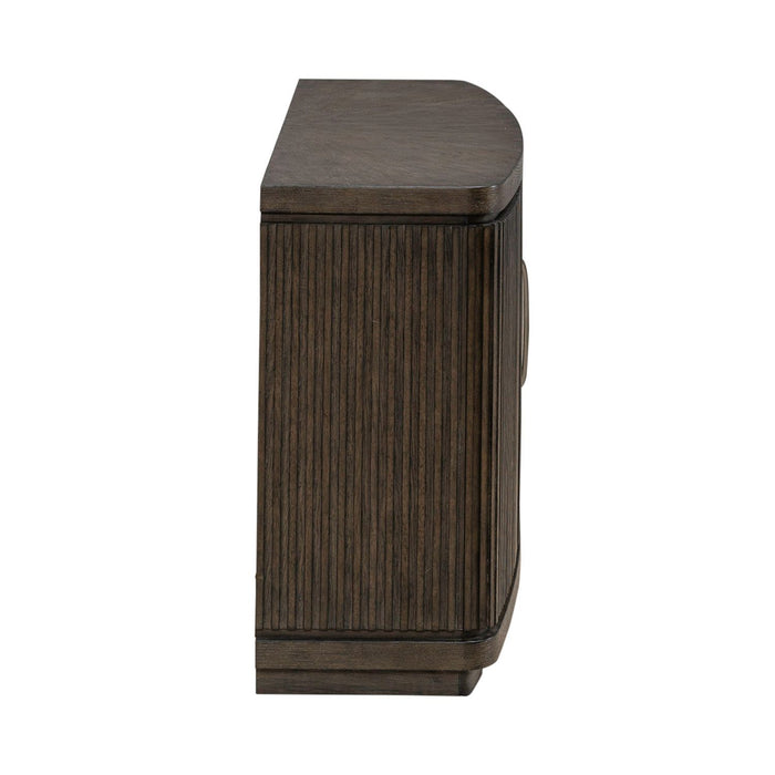 Cascade Falls - 82" TV Console - Satin Espresso