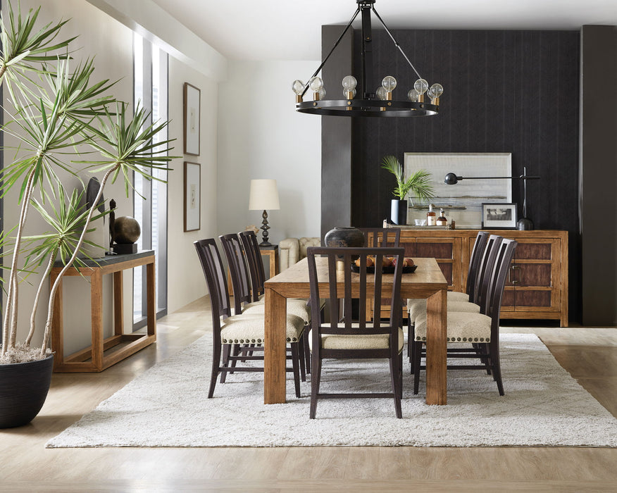 Big Sky - Leg Table With 1-24" Leaf - Light Brown