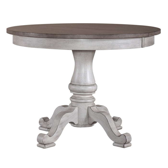 Ocean Isle - Pedestal Table - Antique White