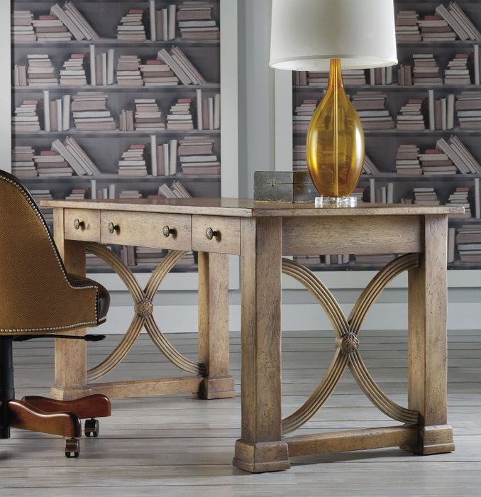 Melange - Architectural Writing Desk - Light Brown