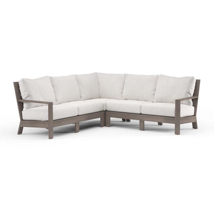 Laguna - Sectional, No Welt - Canvas Flax / Gray
