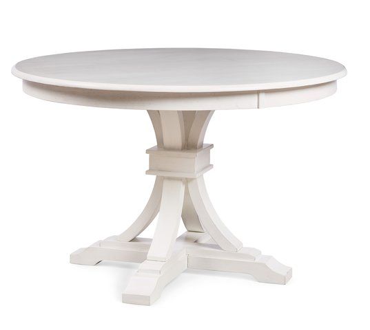 Hampton Collection - 48" Round Solid Top w/ 30"H Flair Pedestal Base