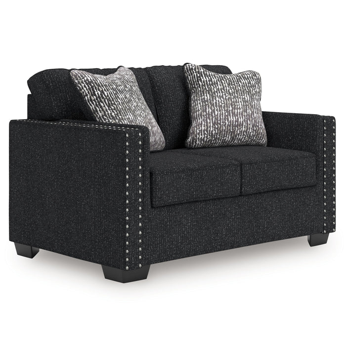 Jasmine Peaks - Loveseat - Coal