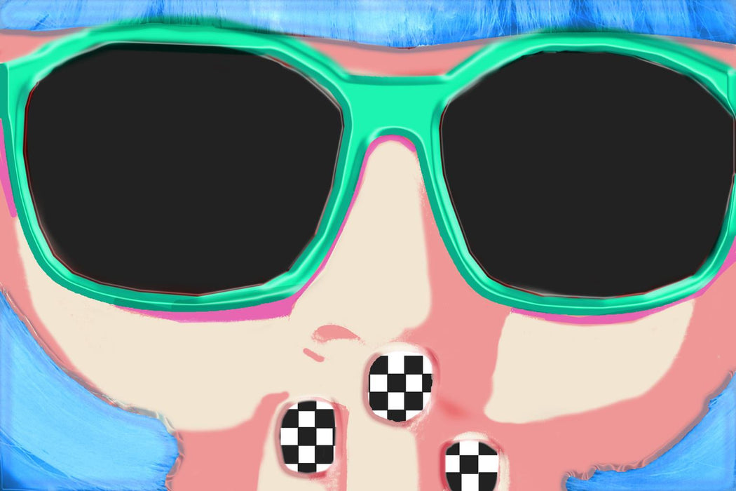 Neon Girl (Small) - Black