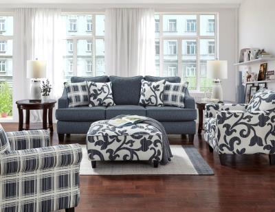 2330 Truth Or Dare Navy Loveseat