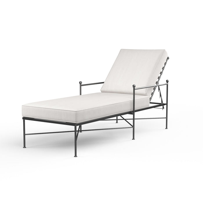 Provence - Chaise Lounge - Canvas White