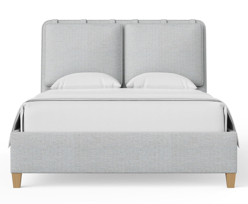 Nordhaven - Upholstered Bed - Clear Maple Legs