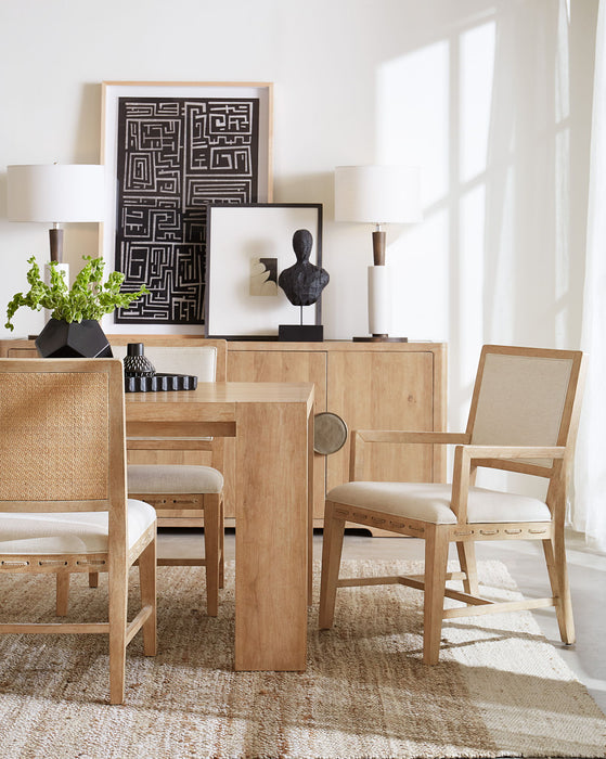 Retreat - Cane Back Arm Chair  - Beige