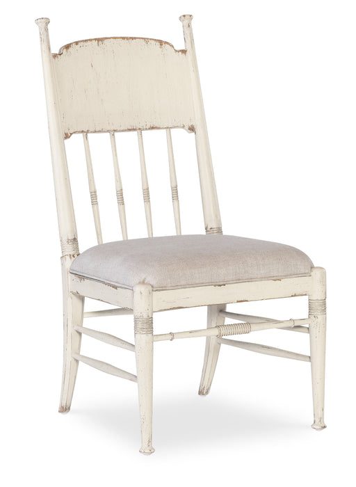 Americana - Upholstered Seat Side Chair (Set of 2) - White