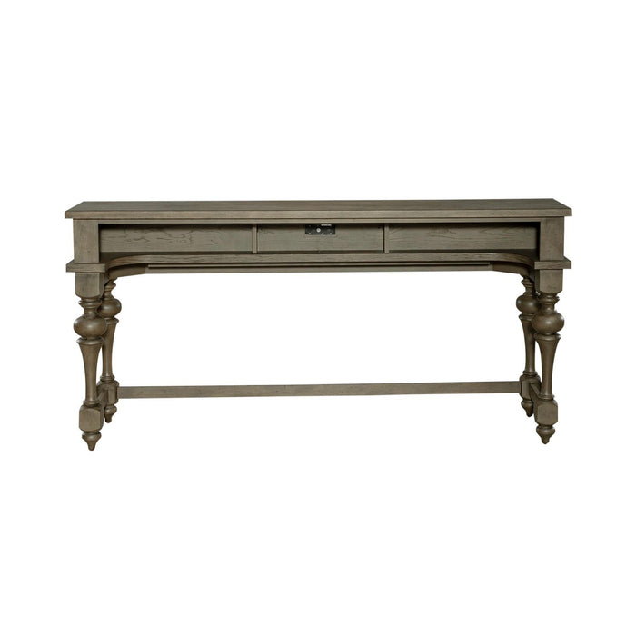 Americana Farmhouse - Console Bar Table - Light Brown