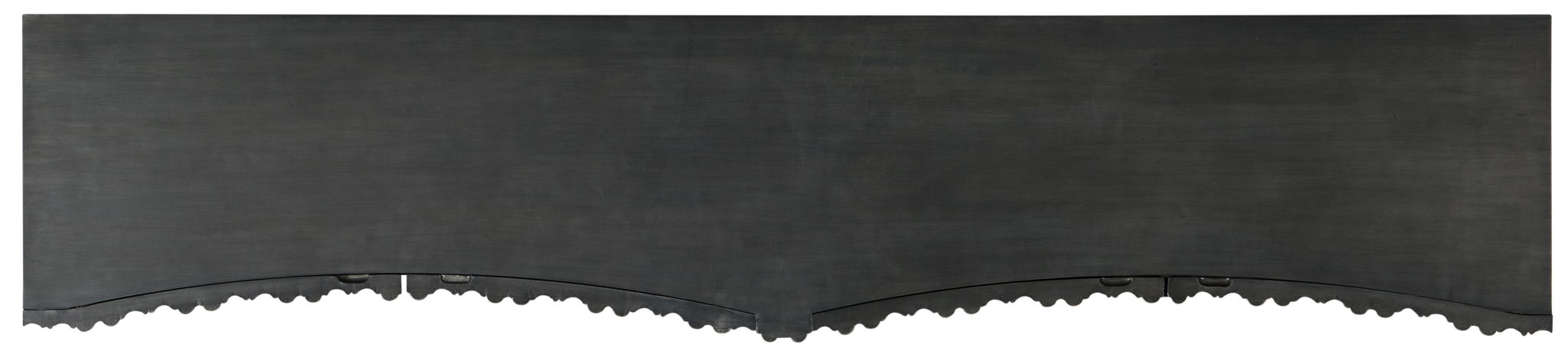 Melange - Apollo Credenza - Dark Gray / Gold