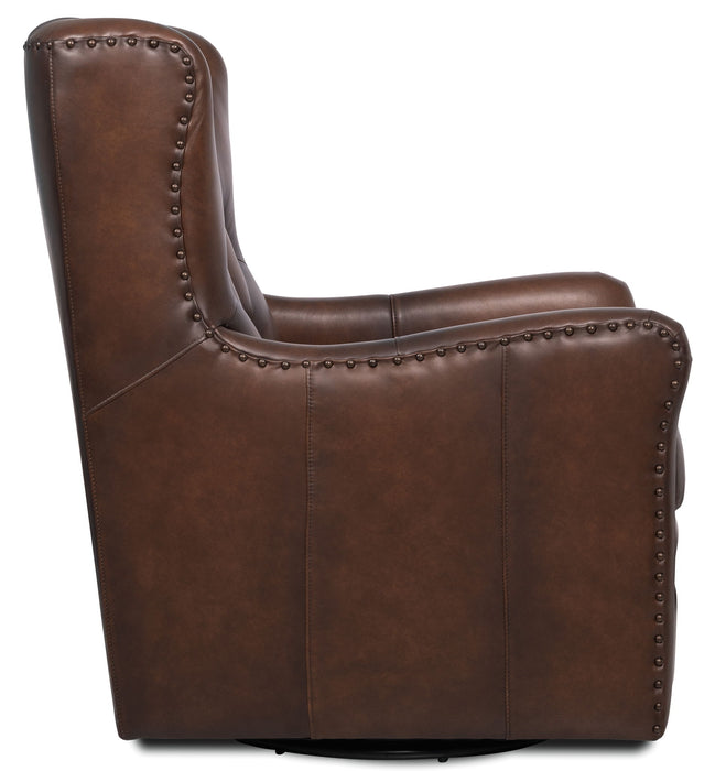 CC - Senda Swivel Chair - Dark Brown