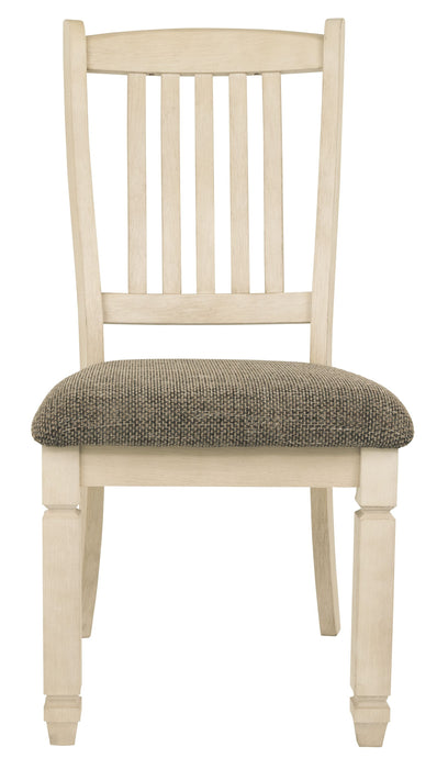 Bolanburg - Brown / Beige - Dining Uph Side Chair (Set of 2) - Rake Back