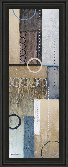 Color Of Rain I By Michael Marcon - Framed Print Wall Art - Beige