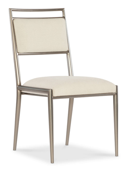 Geometry - Metal Side Chair - Radiance / Beige