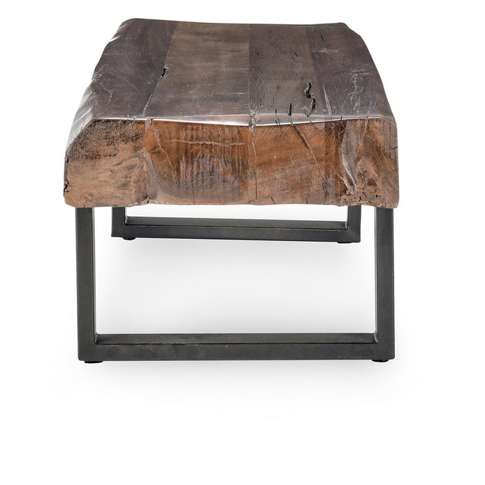 Duarte - Solid Wood Bench - Reclaimed Brown