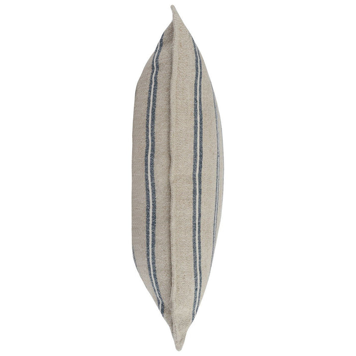 Delgada - 26" x 26" Pillow - Natural / Blue