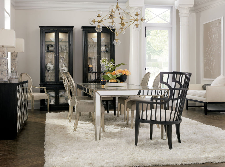 Sanctuary 2 - Couture Host Chair - Beige / Black