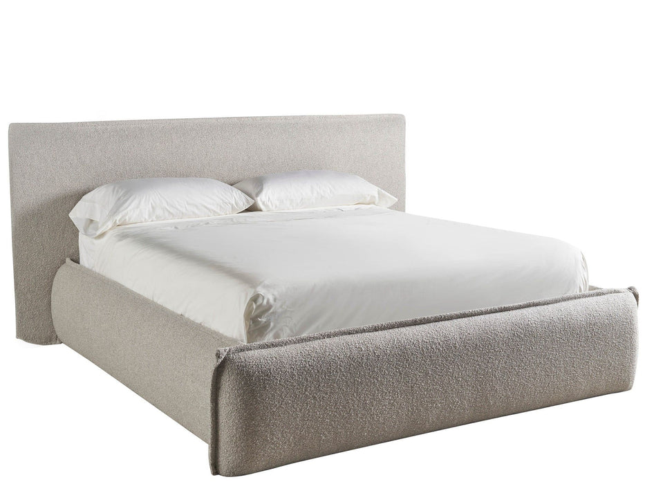Modern - Lux King Upholstered Bed - Gray