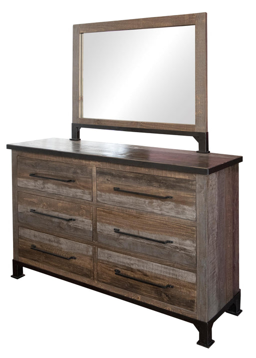 Antique Gray - Dresser - Light Brown Capital Discount Furniture Home Furniture, Furniture Store