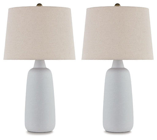 Avianic - White - Ceramic Table Lamp (Set of 2) Capital Discount Furniture Home Furniture, Furniture Store