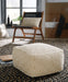 Adamont - Tan / Ivory - Pouf Capital Discount Furniture Home Furniture, Furniture Store
