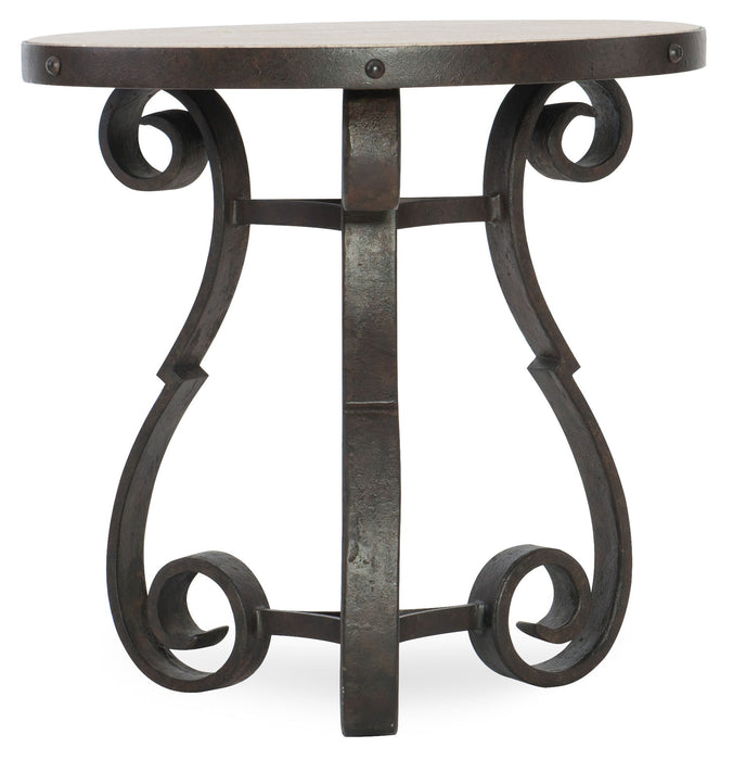 Hill Country - Luckenbach Metal And Stone End Table Capital Discount Furniture Home Furniture, Home Decor, Furniture