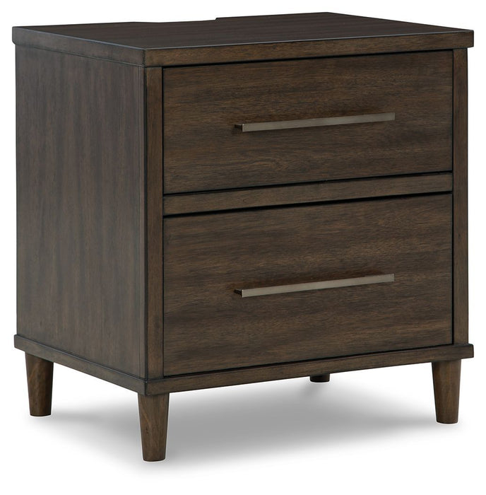 Wittland - Brown - Two Drawer Night Stand Capital Discount Furniture Home Furniture, Furniture Store