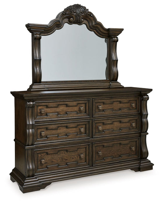 Maylee - Dark Brown - Dresser And Mirror Capital Discount Furniture Home Furniture, Furniture Store