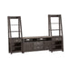 Heatherbrook - Entertainment Center With Piers - Black Capital Discount Furniture Home Furniture, Home Decor, Furniture