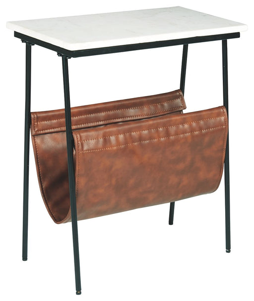 Etanbury - Brown / Black/white - Accent Table Capital Discount Furniture Home Furniture, Furniture Store
