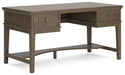 Janismore - Weathered Gray - Home Office Storage Leg Desk Capital Discount Furniture Home Furniture, Furniture Store