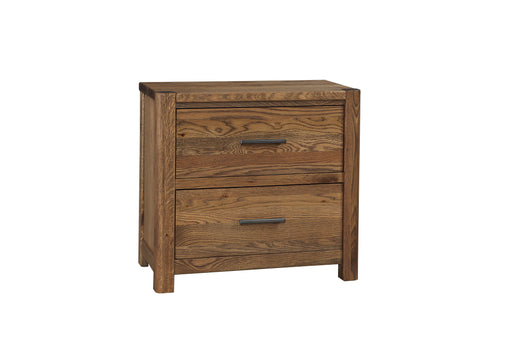 Crafted Oak - Nightstand With 2 Drawers - Dark Brown Capital Discount Furniture Home Furniture, Furniture Store